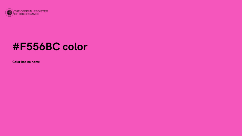 #F556BC color image