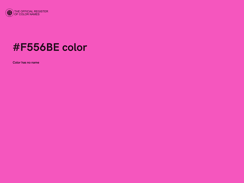 #F556BE color image
