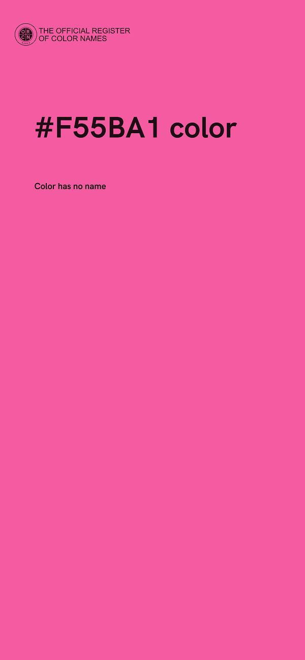 #F55BA1 color image
