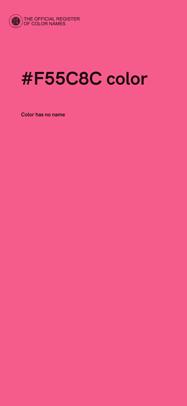 #F55C8C color image