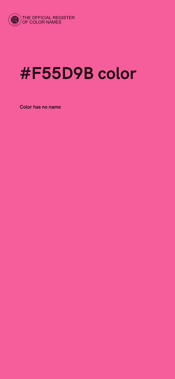 #F55D9B color image