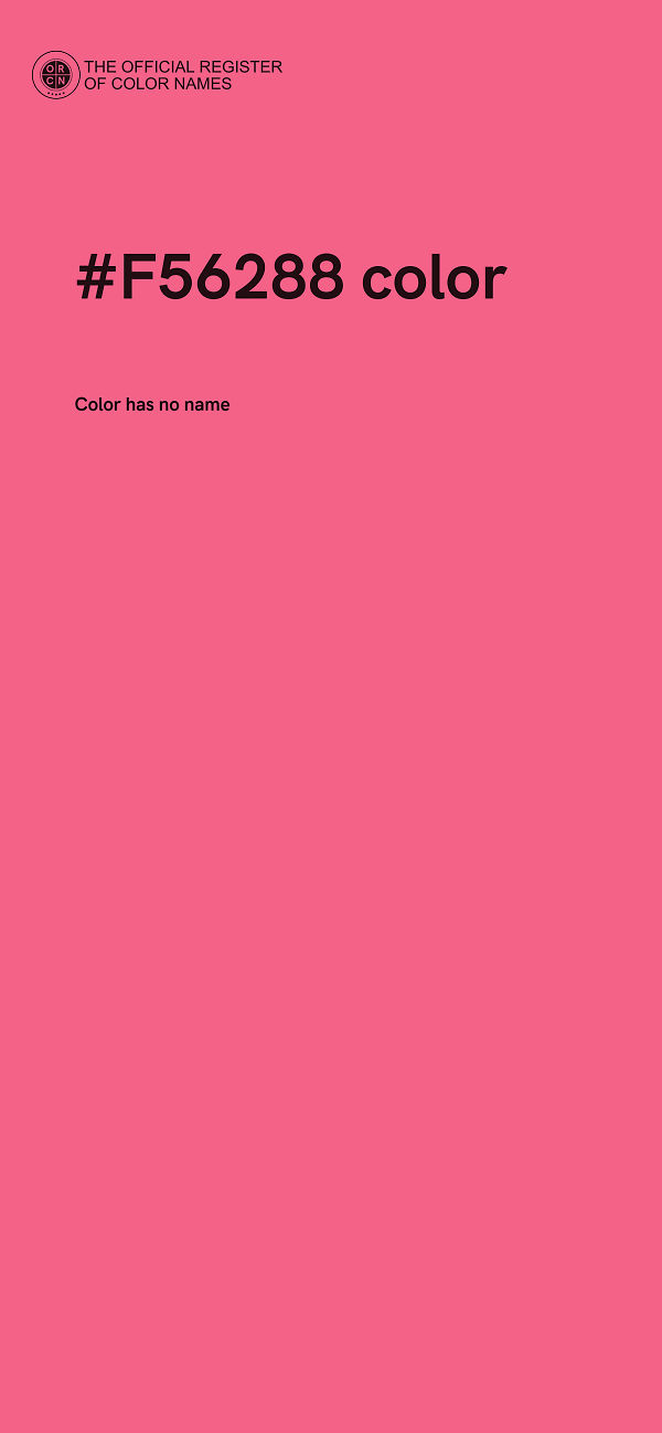 #F56288 color image