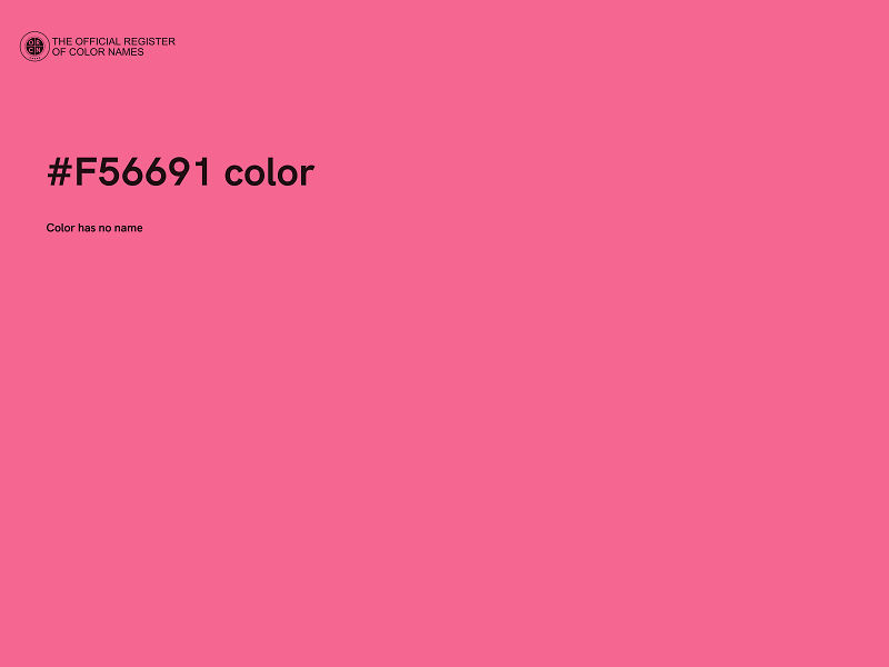 #F56691 color image