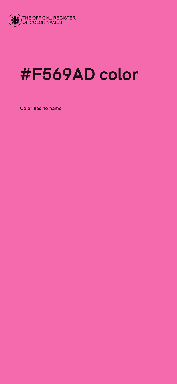 #F569AD color image
