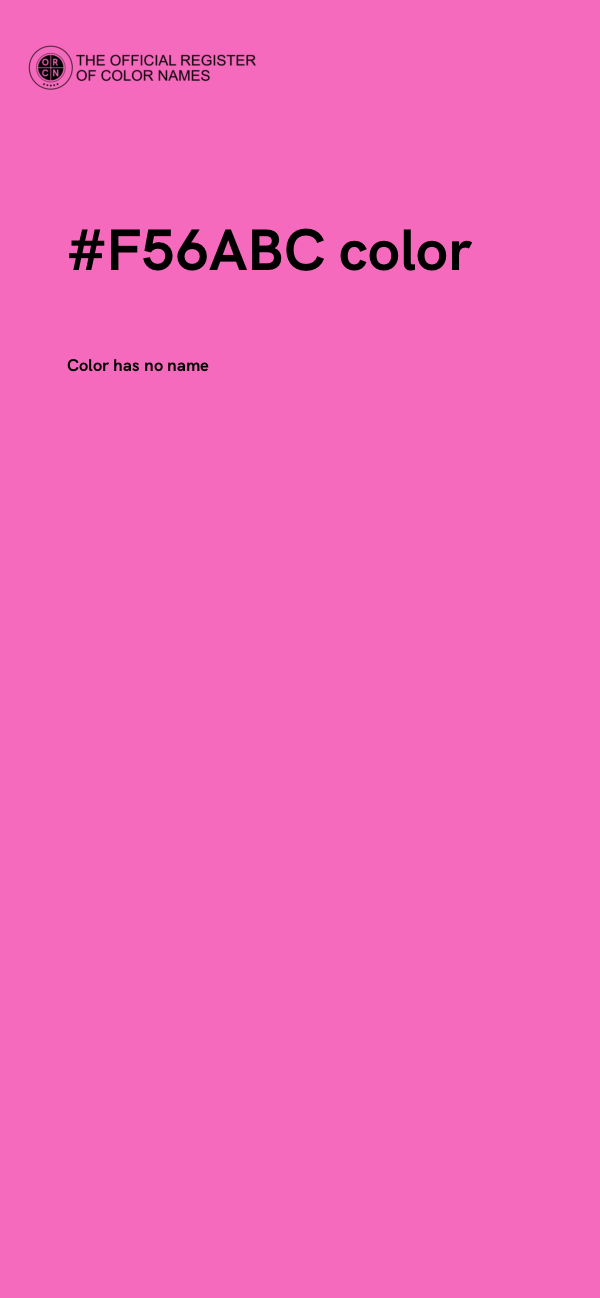 #F56ABC color image