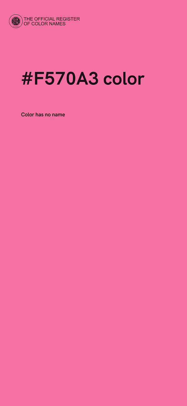 #F570A3 color image