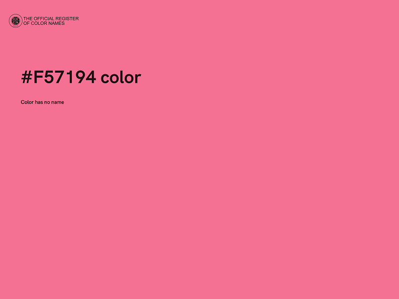 #F57194 color image