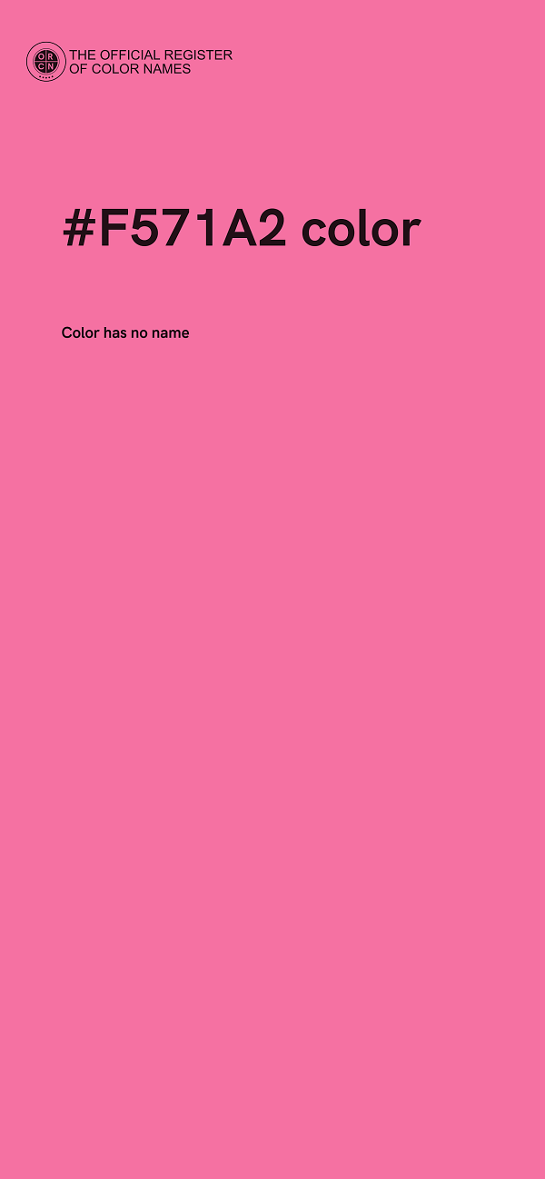 #F571A2 color image