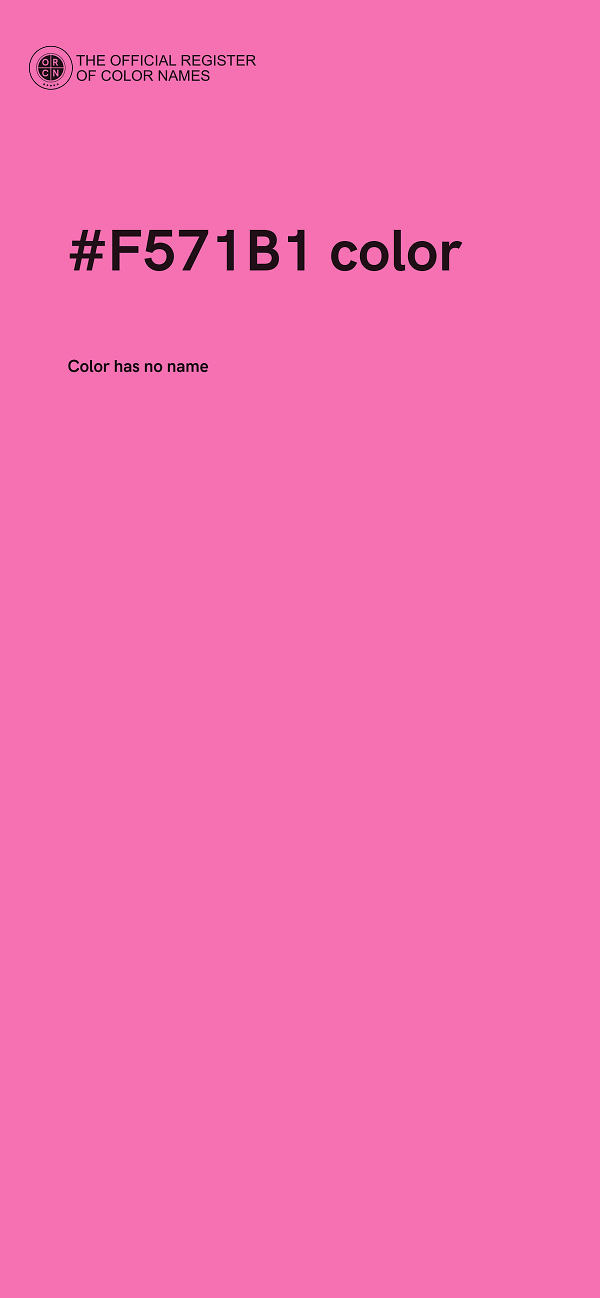 #F571B1 color image