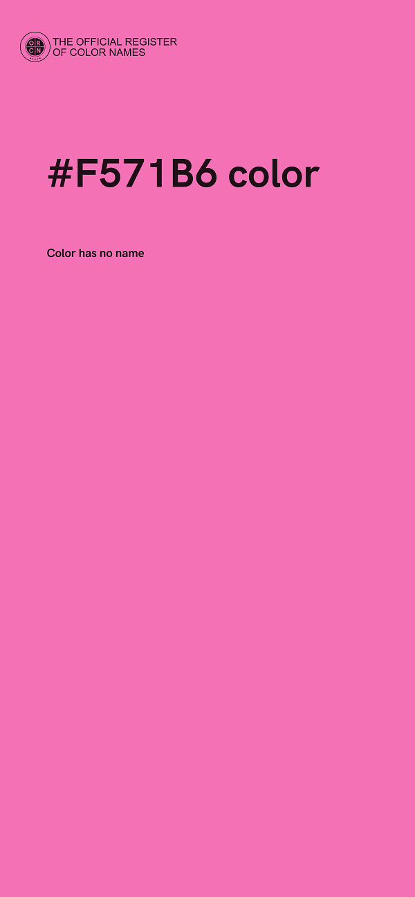 #F571B6 color image