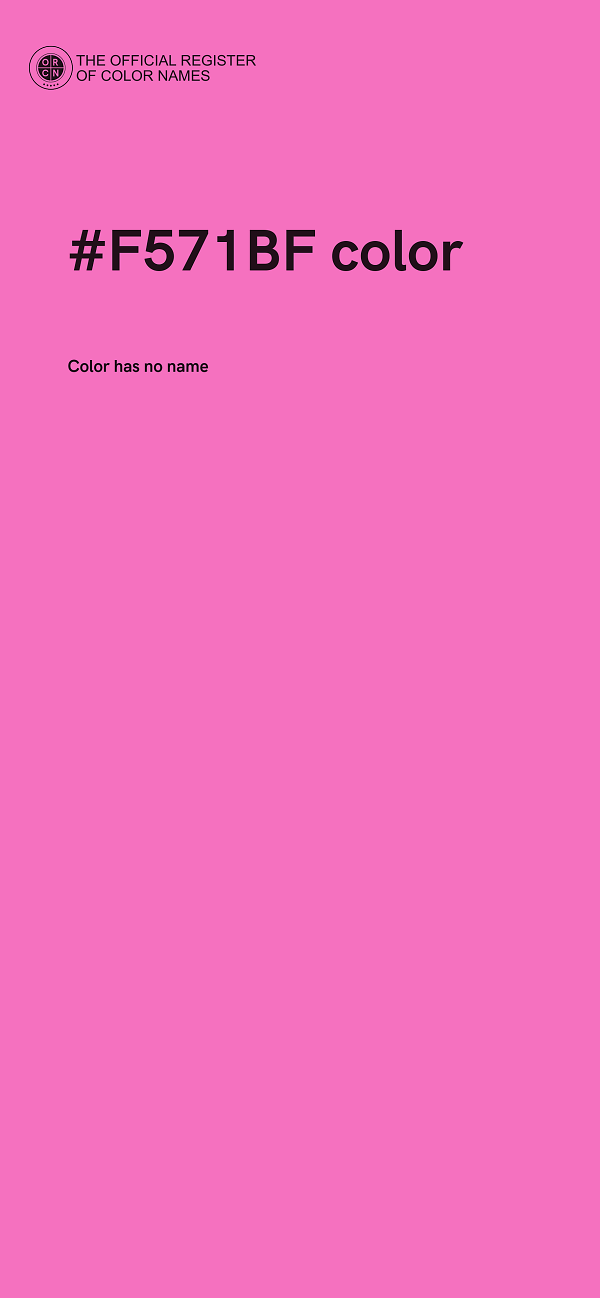#F571BF color image