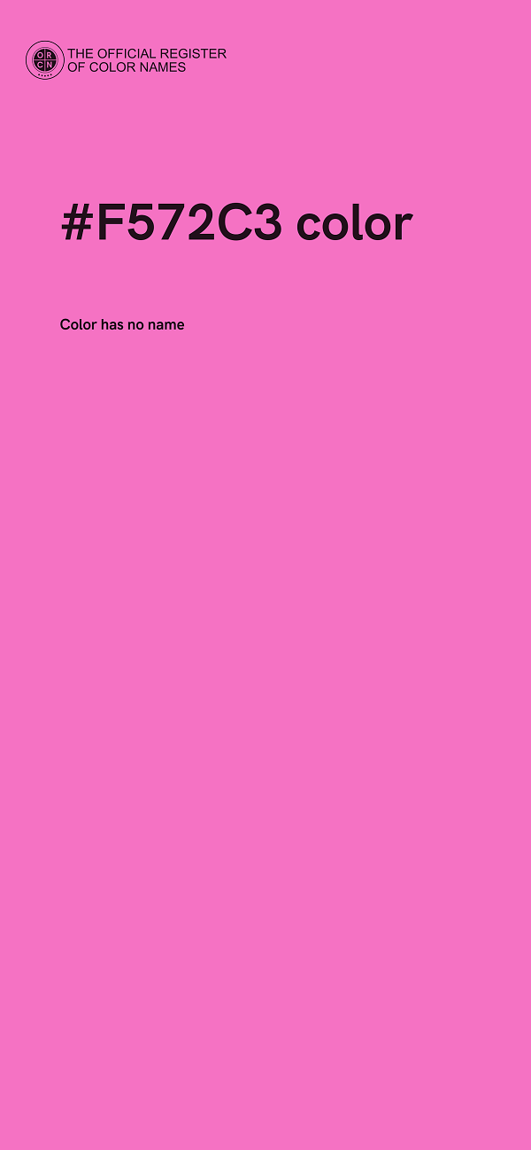 #F572C3 color image