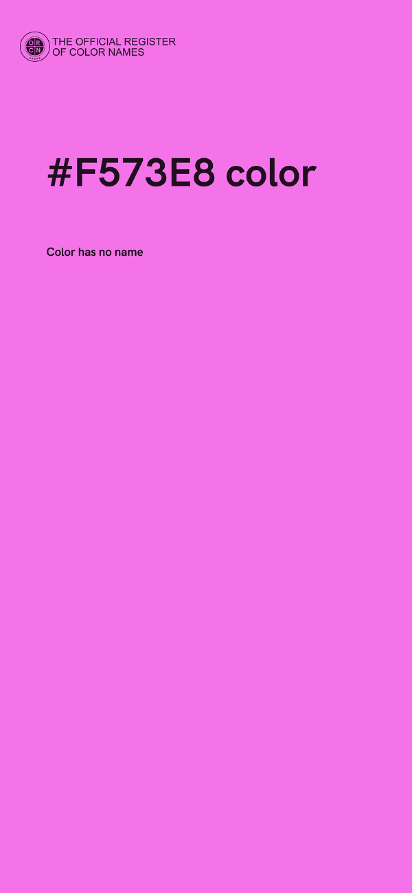 #F573E8 color image