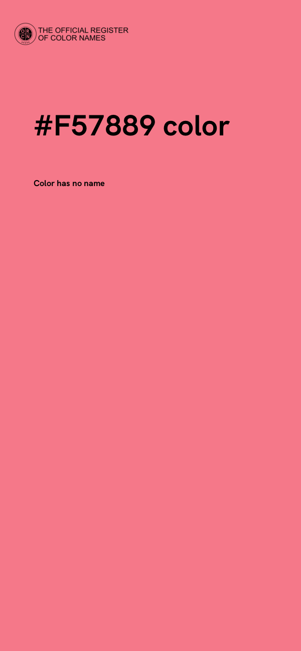 #F57889 color image