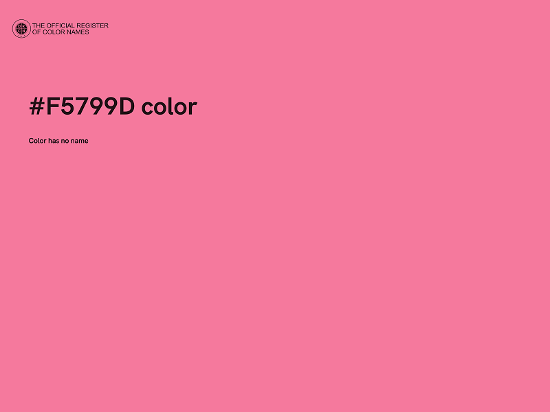 #F5799D color image