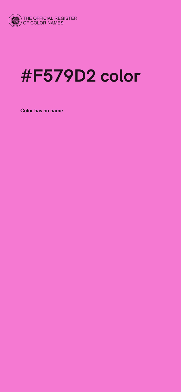 #F579D2 color image
