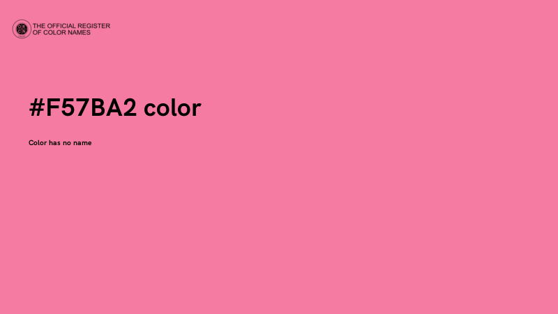 #F57BA2 color image