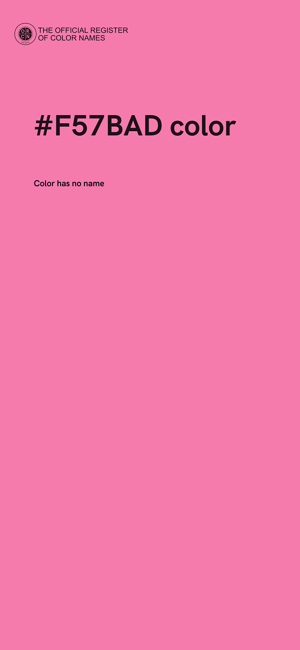 #F57BAD color image