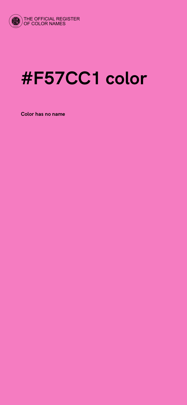 #F57CC1 color image