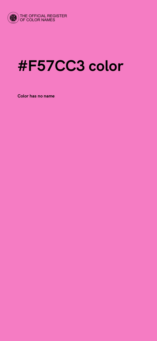 #F57CC3 color image