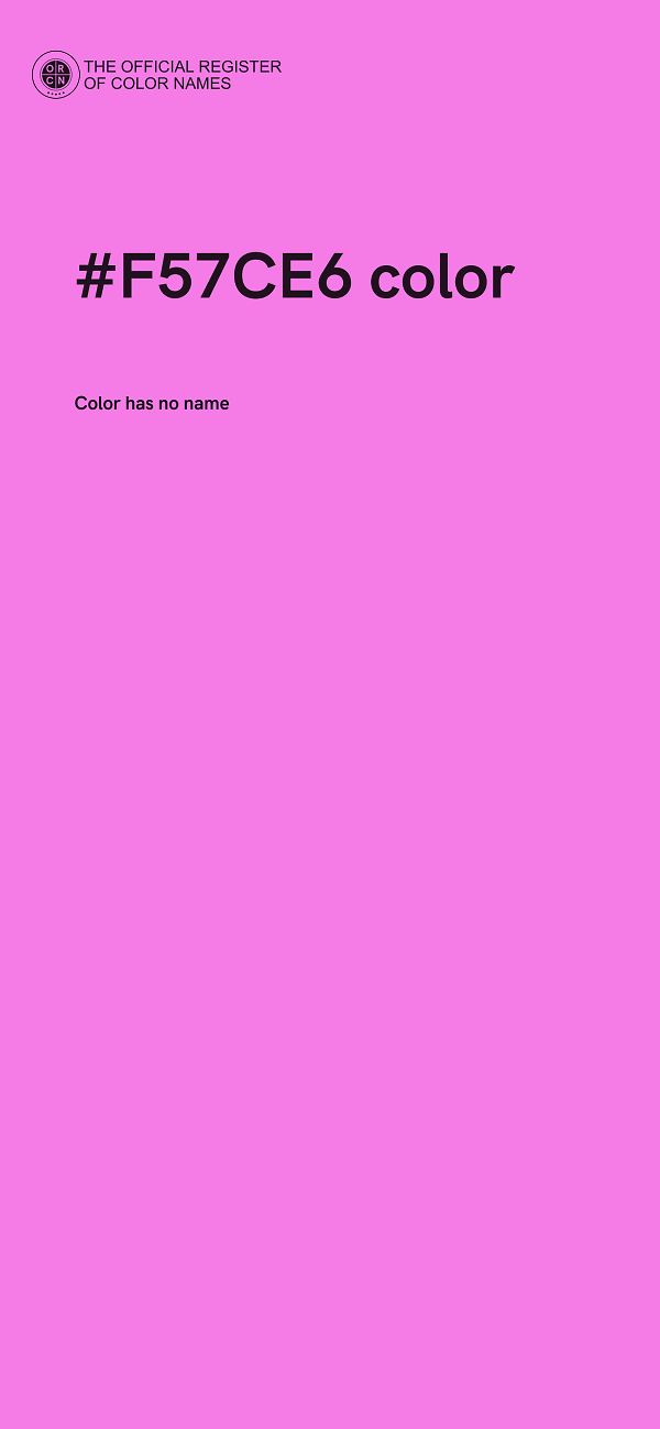 #F57CE6 color image