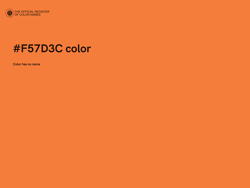 #F57D3C color image