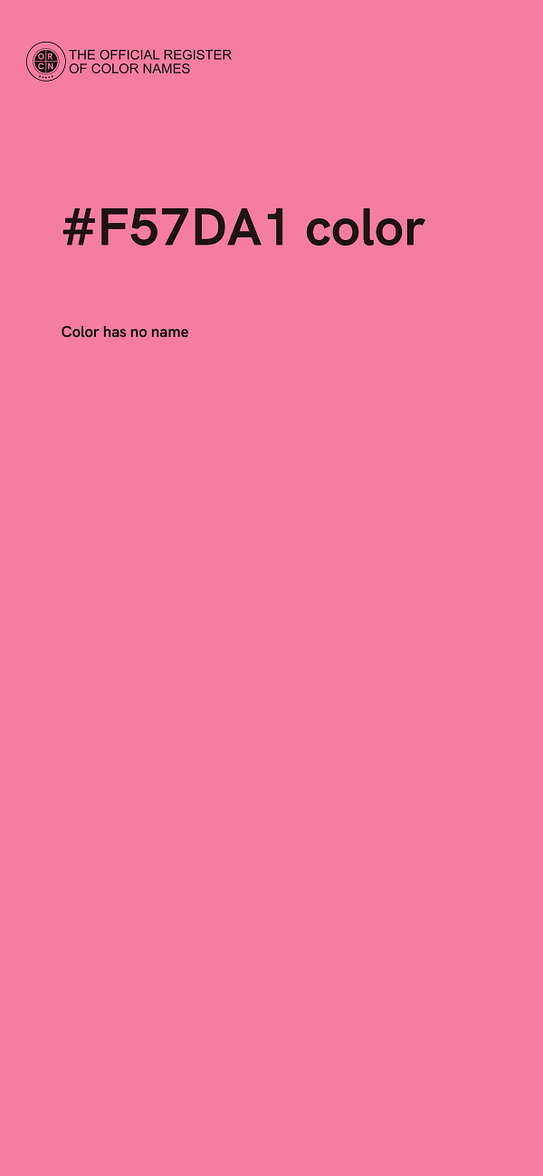#F57DA1 color image