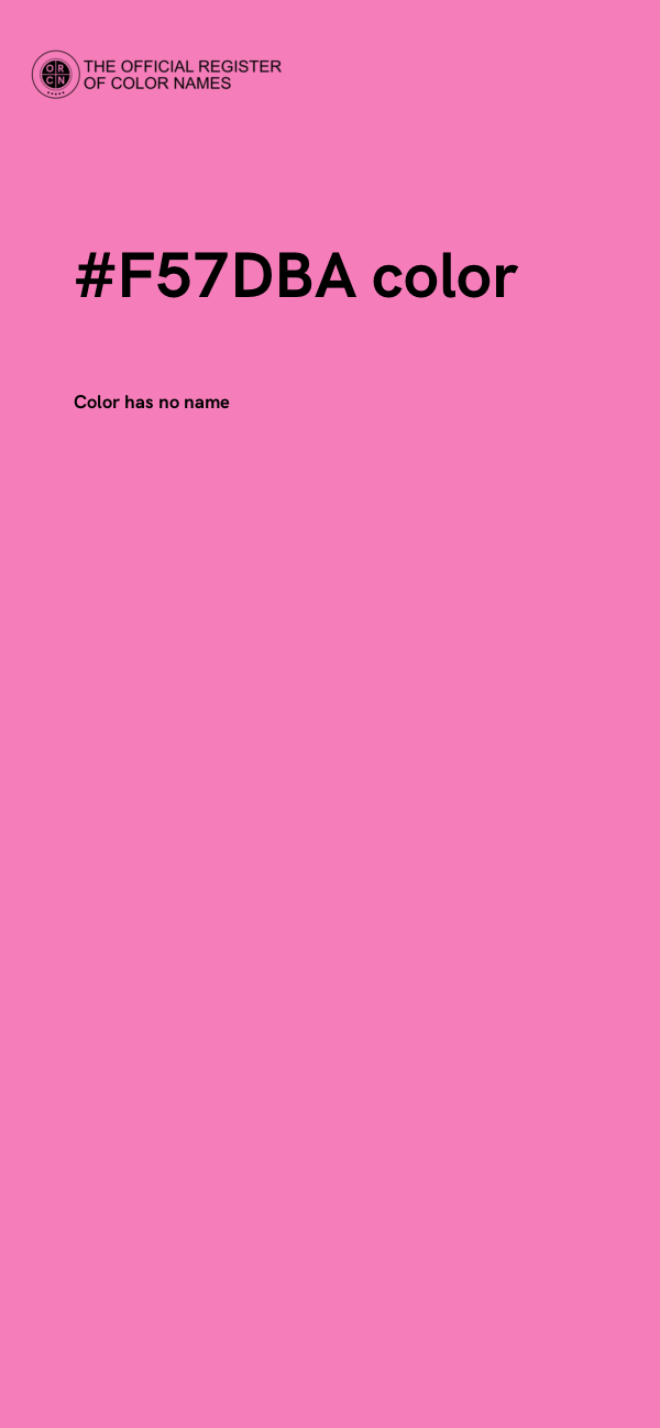#F57DBA color image
