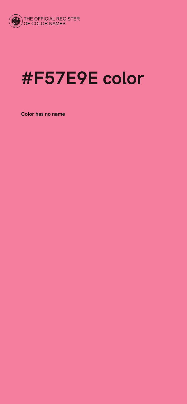 #F57E9E color image