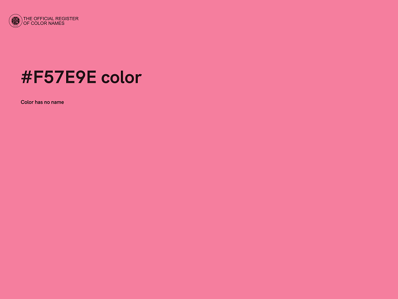 #F57E9E color image