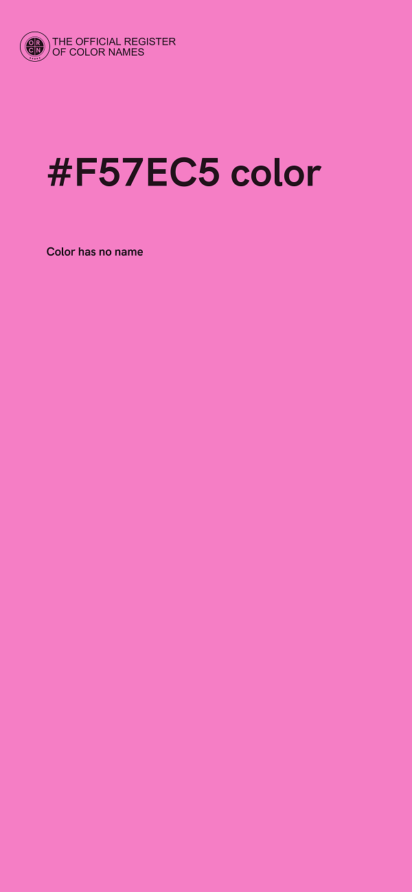 #F57EC5 color image