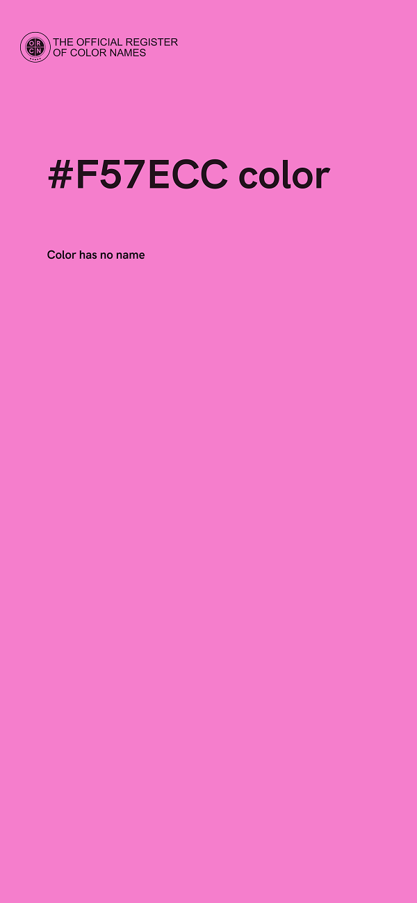 #F57ECC color image