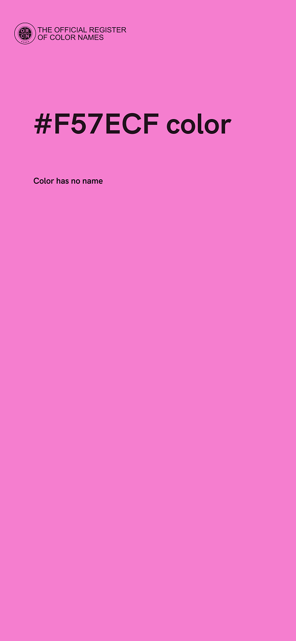 #F57ECF color image