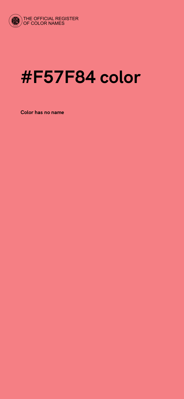 #F57F84 color image