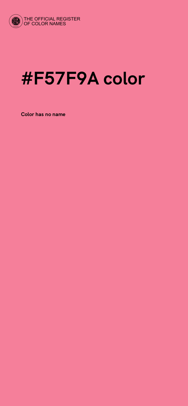 #F57F9A color image