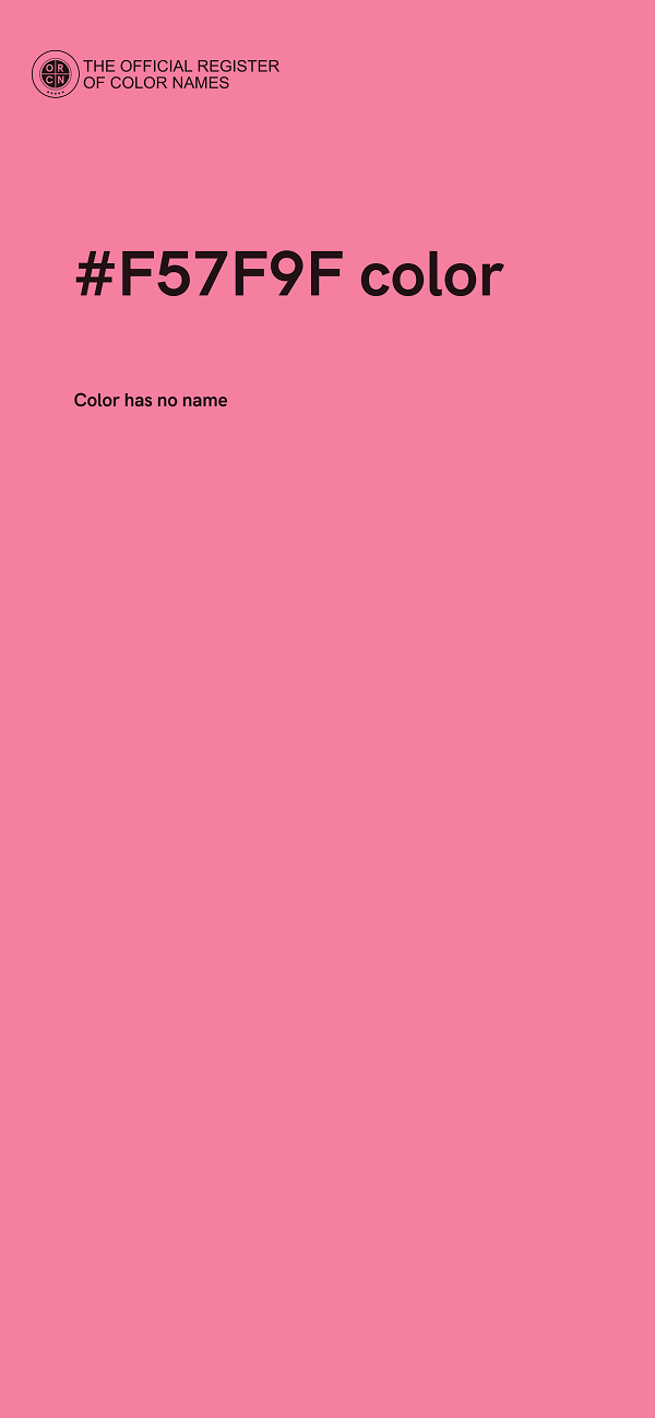 #F57F9F color image