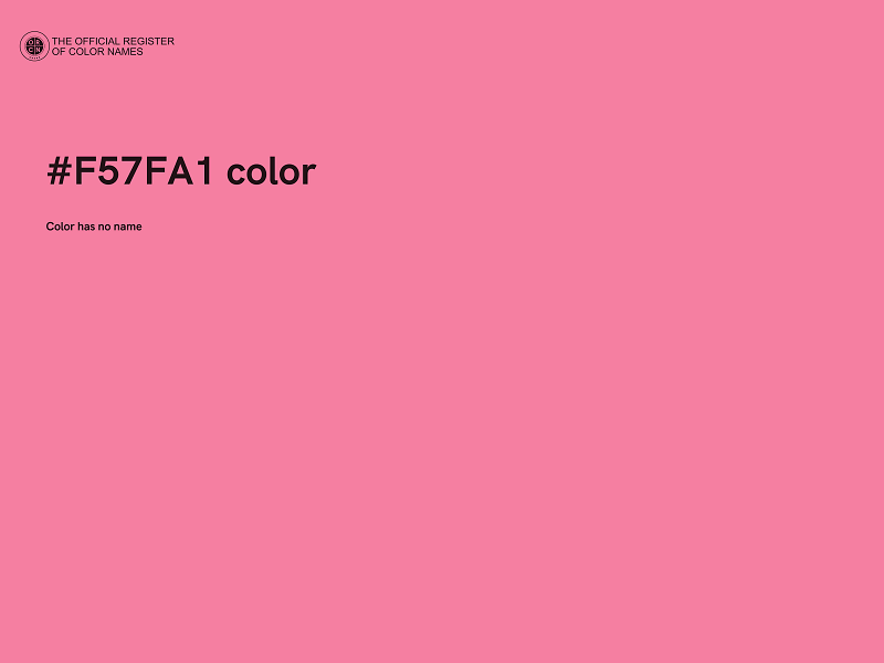 #F57FA1 color image