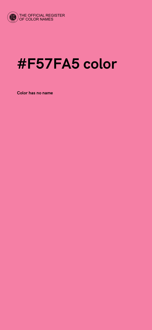 #F57FA5 color image