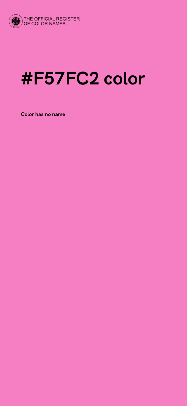#F57FC2 color image