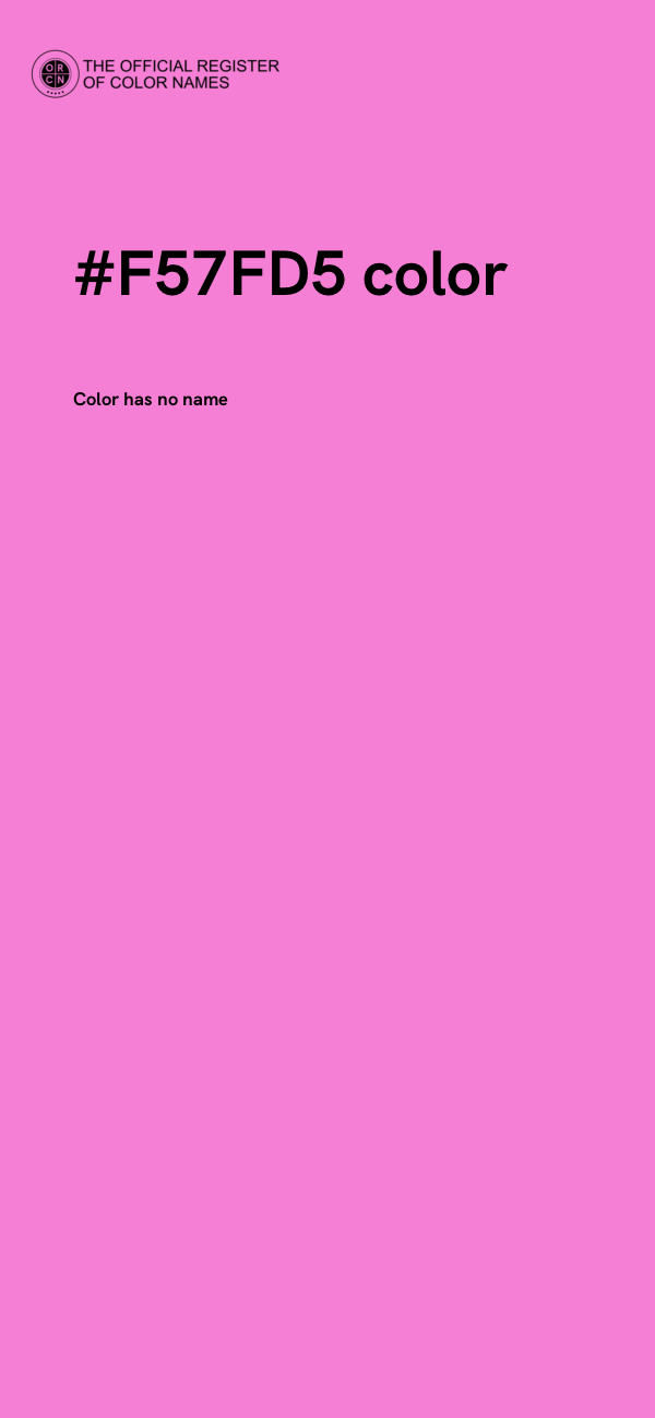 #F57FD5 color image