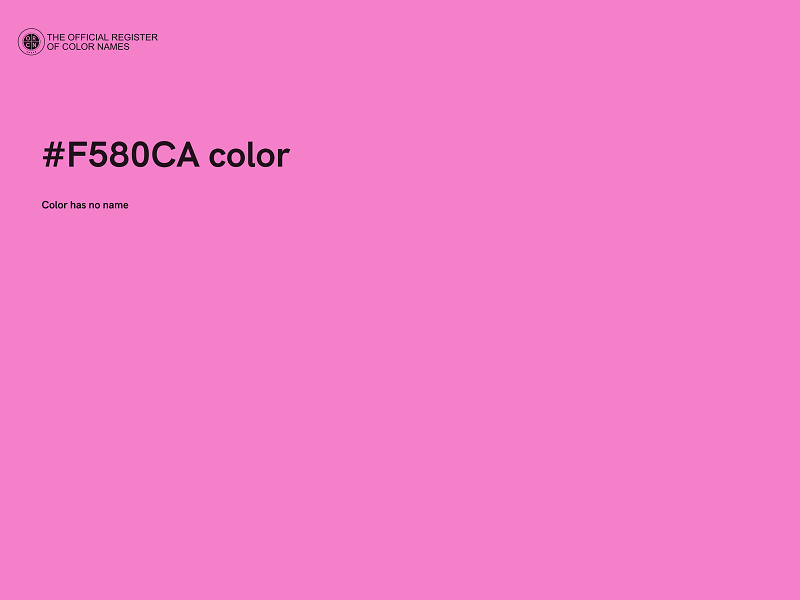 #F580CA color image