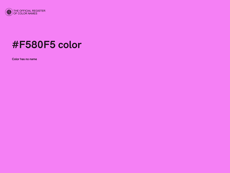 #F580F5 color image