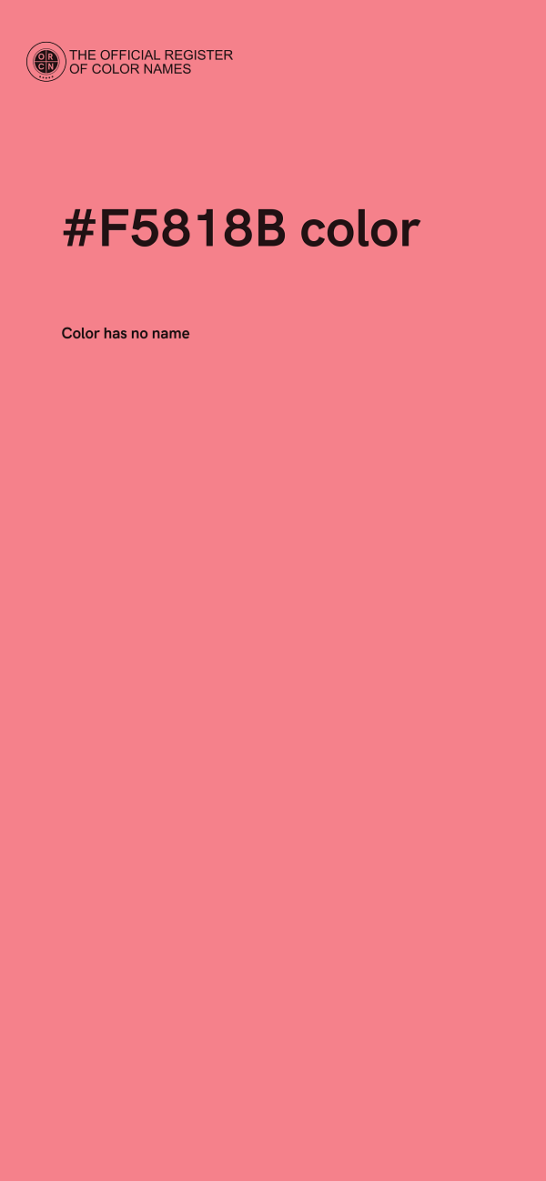 #F5818B color image