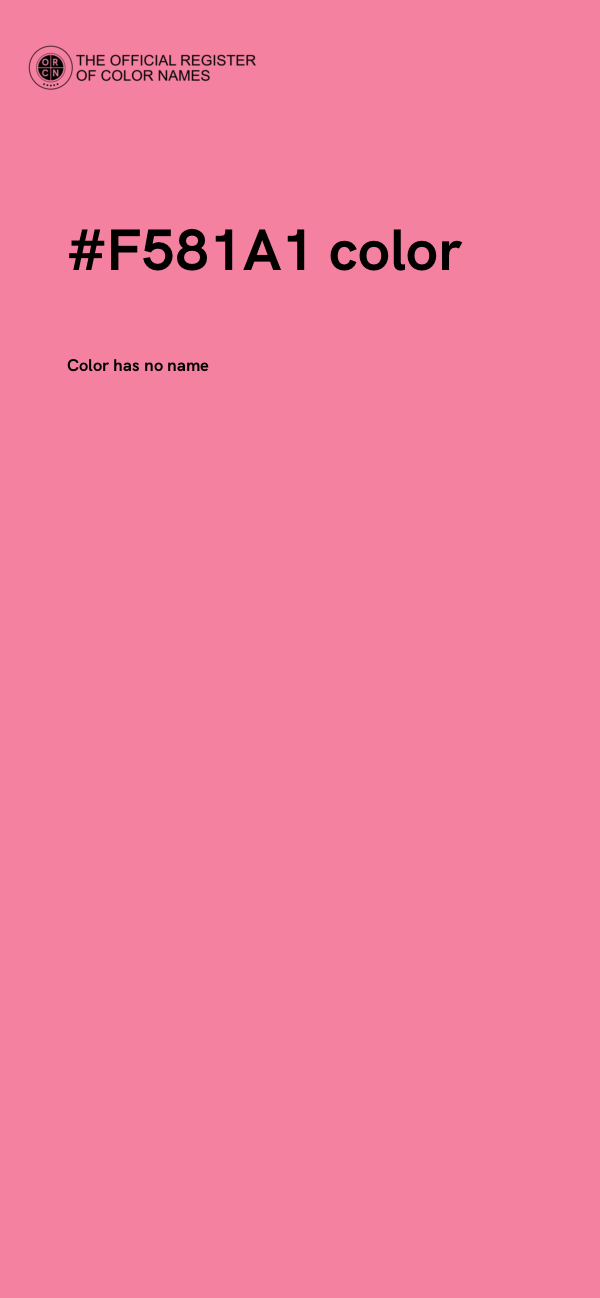#F581A1 color image