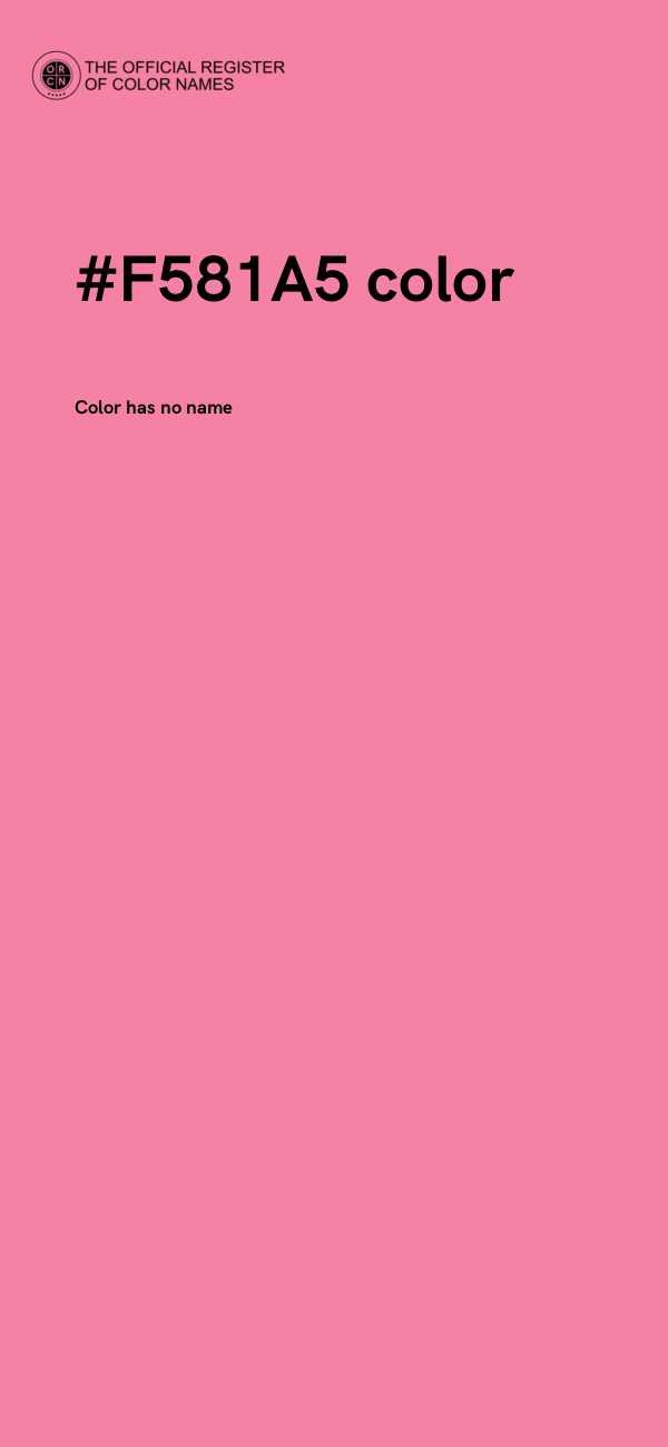 #F581A5 color image