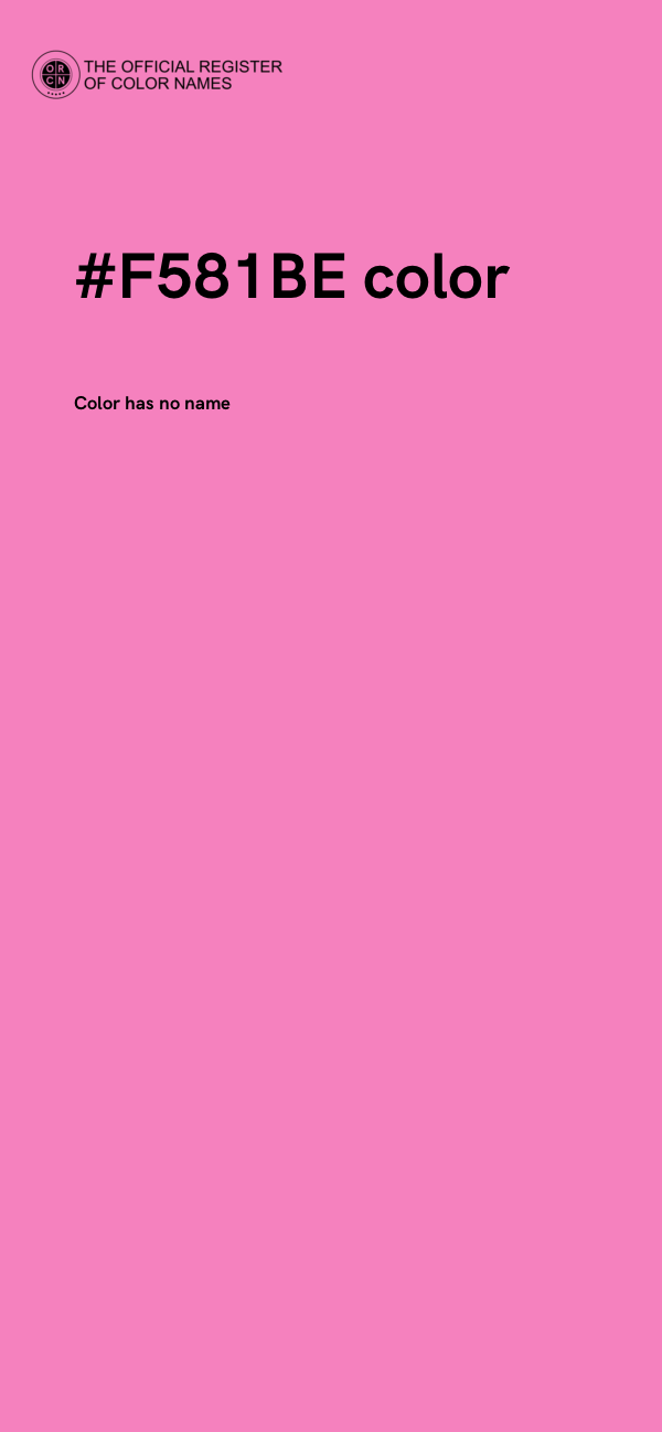 #F581BE color image