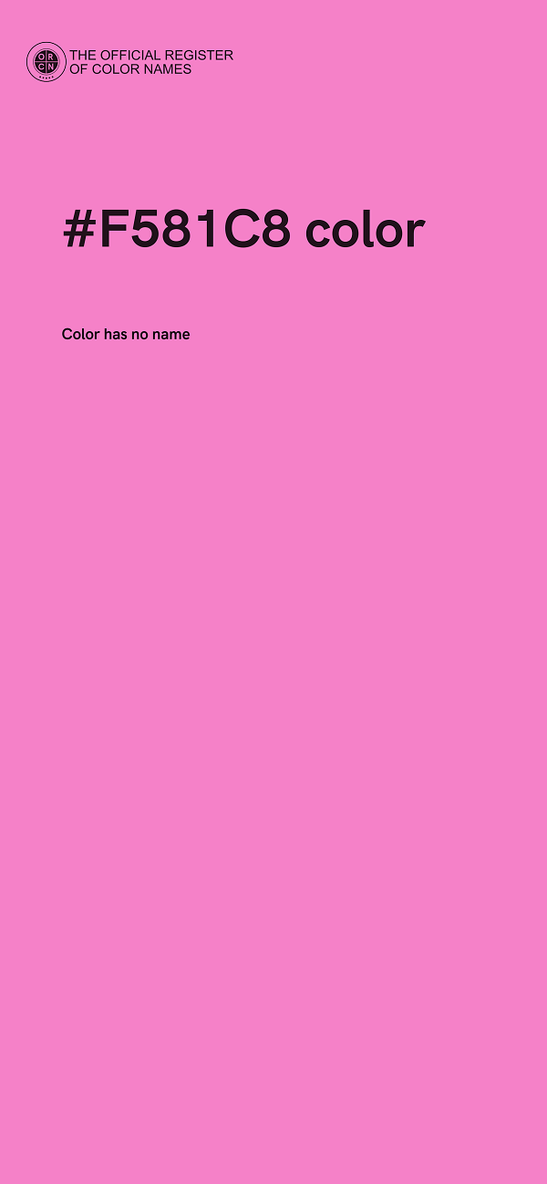 #F581C8 color image