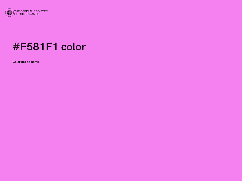 #F581F1 color image