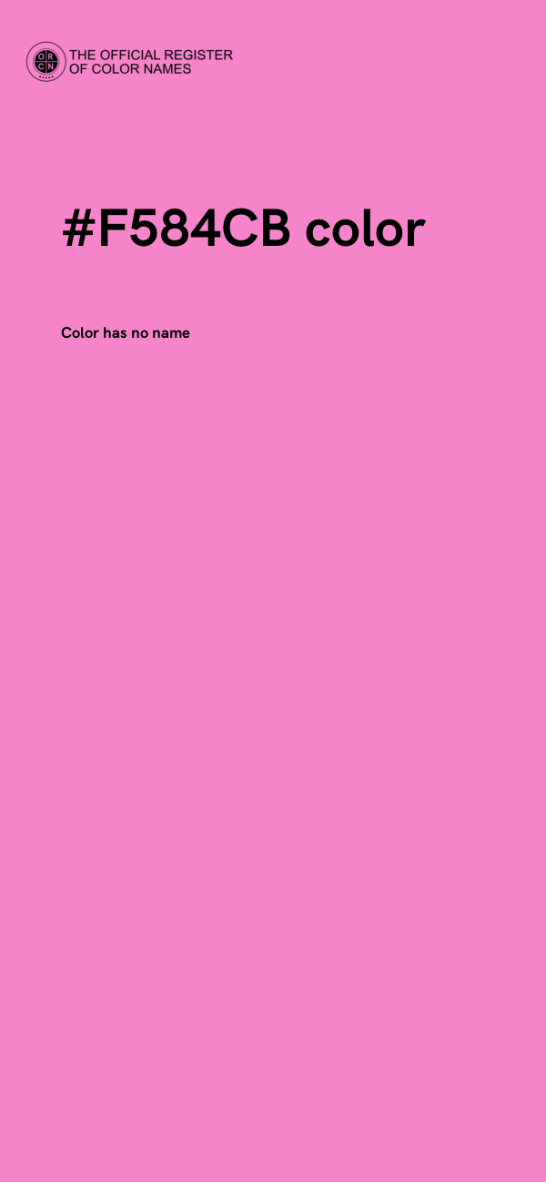 #F584CB color image