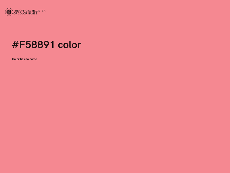 #F58891 color image